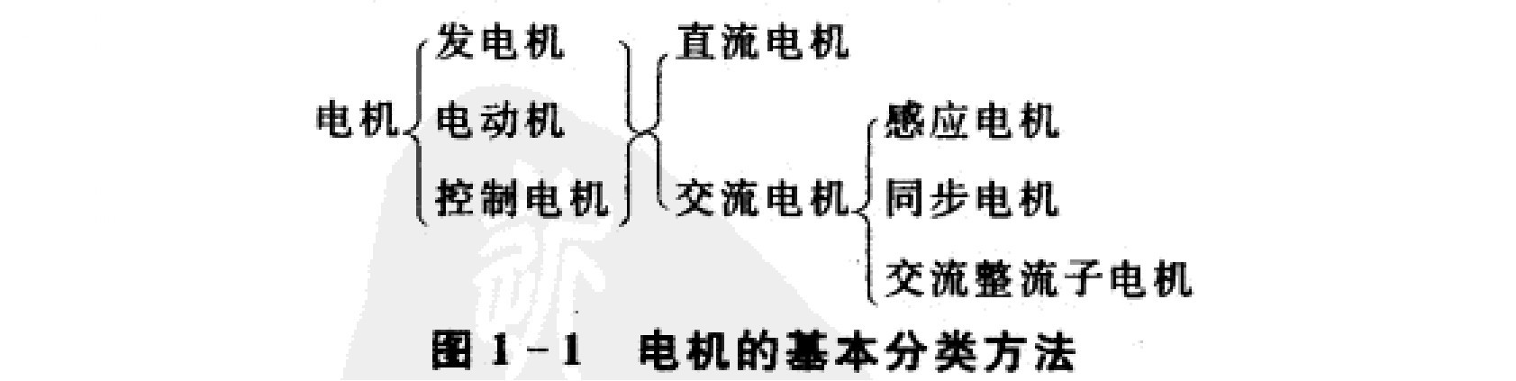 电机结构类型